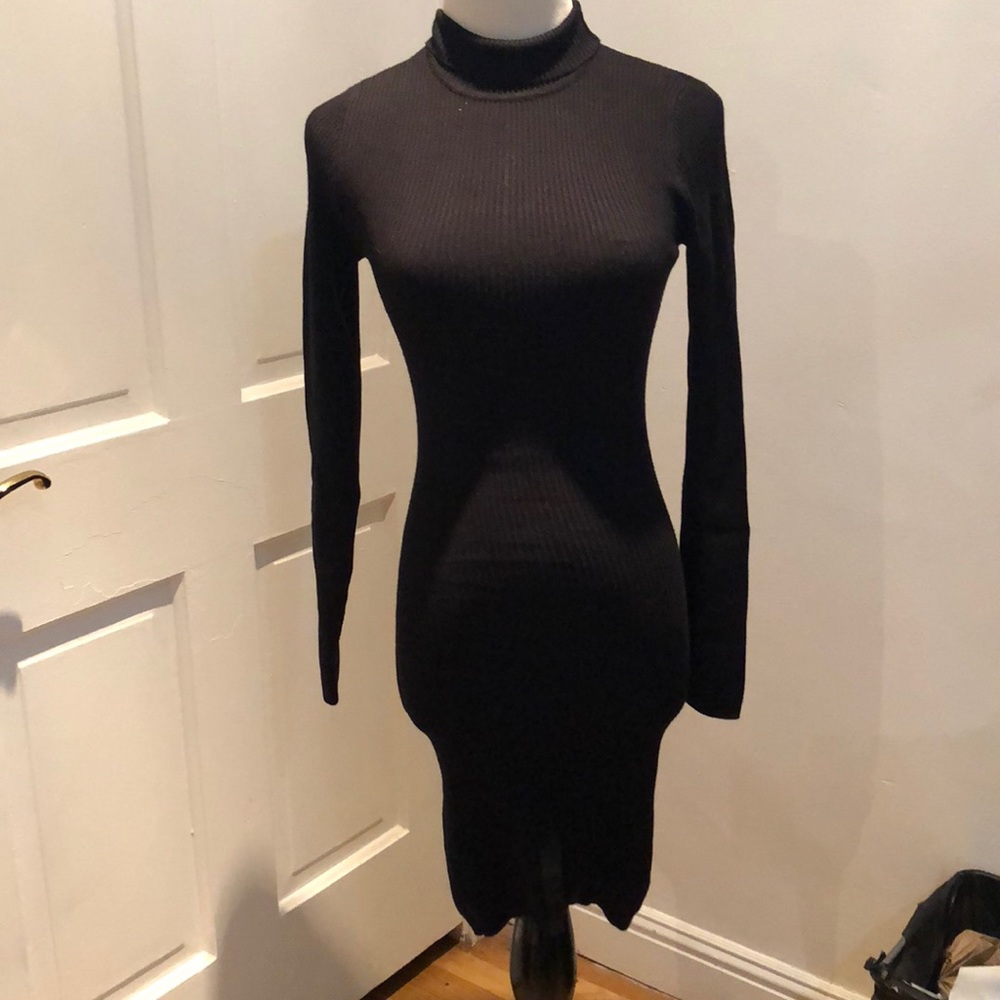Marciano Knit Black Long sleeve Dress